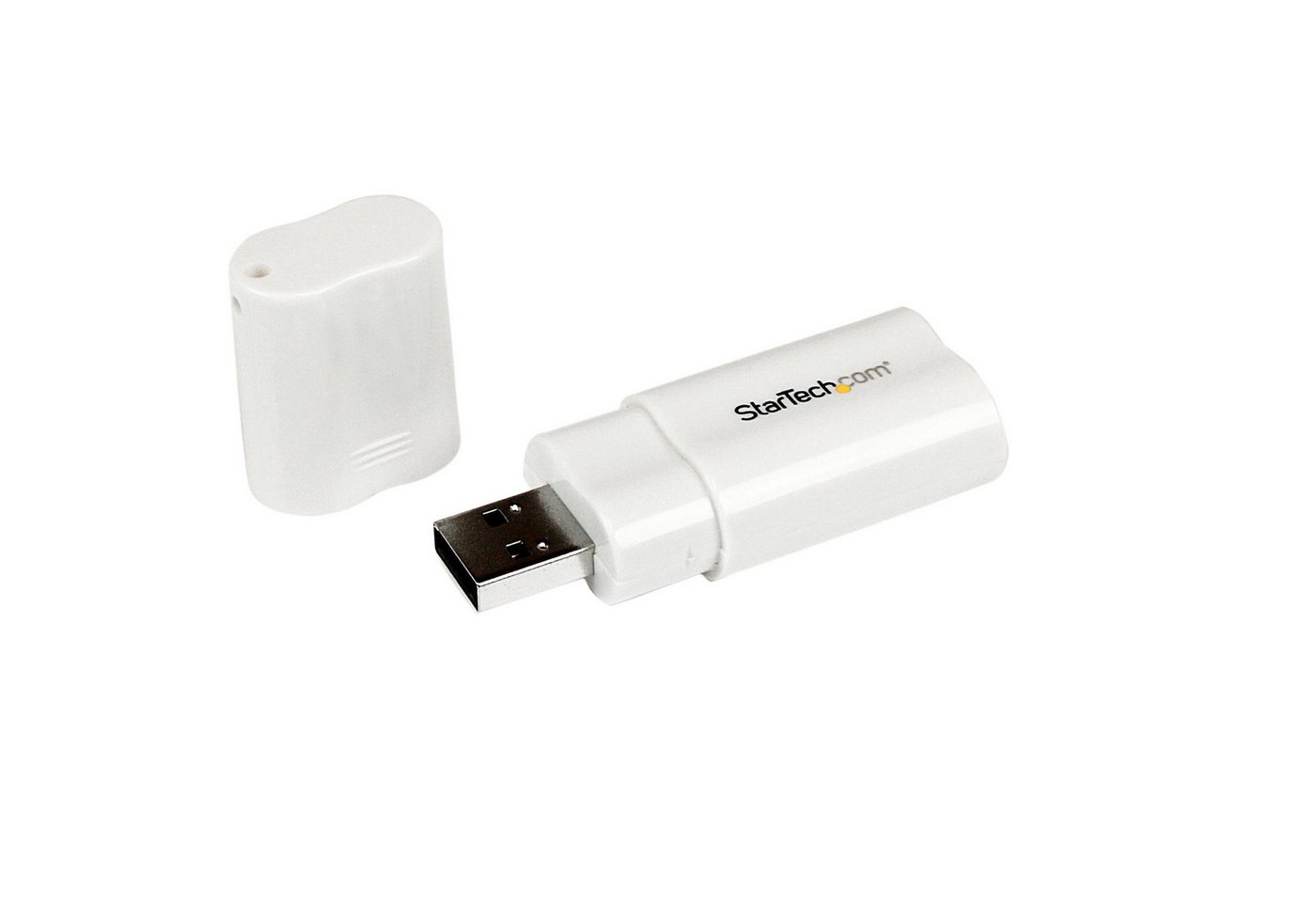 Startech.com STARTECH.COM USB Audio Adapter - USB auf Soundkarte in weiss - Soundca Soundkarte von Startech.com