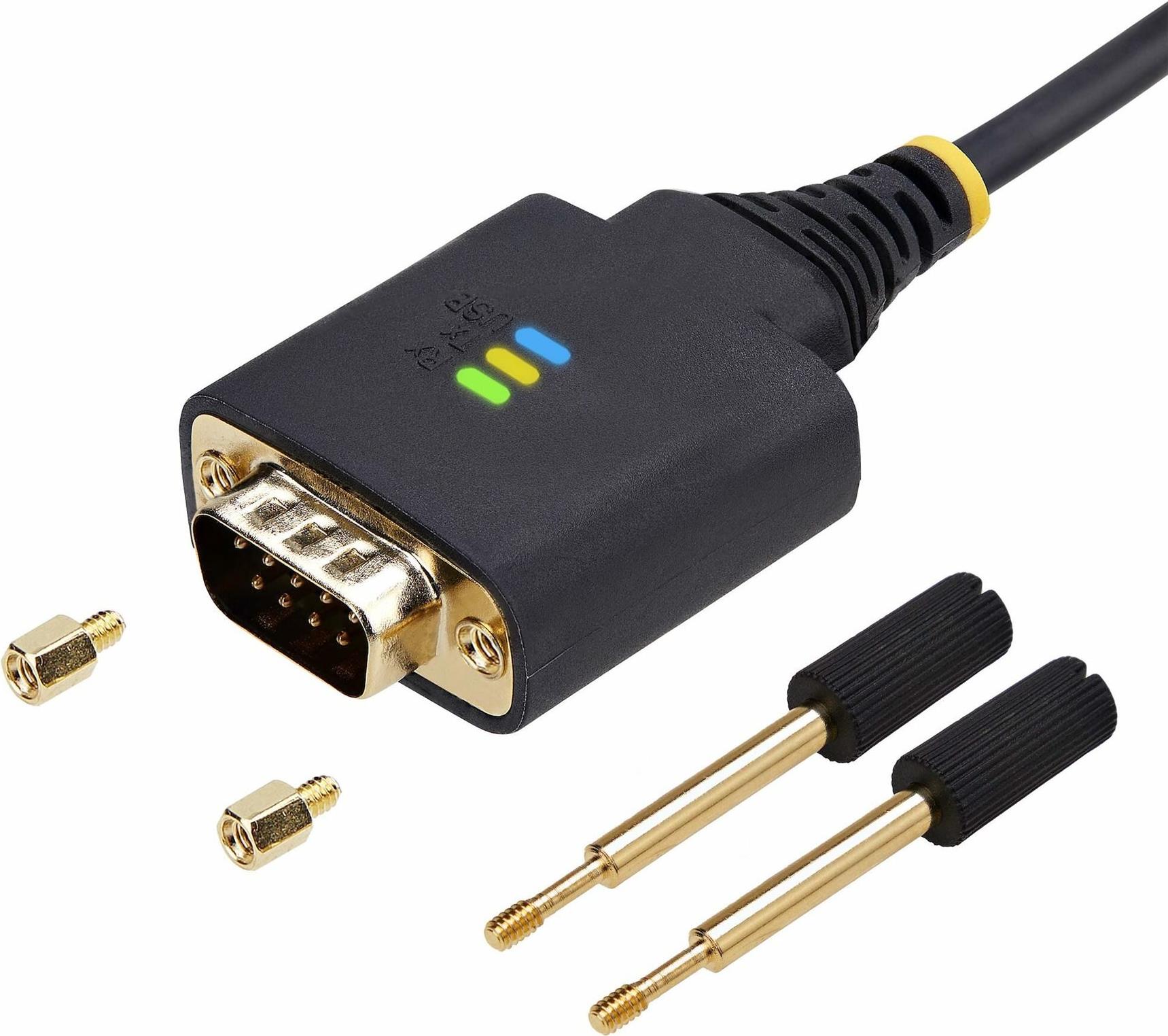 StarTech .com 6.6ft/2m USB to Null Modem Serial Adapter Cable, FTDI, RS232 - Kabel USB / seriell - USB zu DB-9 - 2 m (1P6FFCN-USB-SERIAL) von Startech