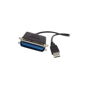 StarTech .com USB auf Parallel Adapter Kabel 3m - Centronics / IEEE1284 Druckerkabel zu USB - Stecker / Stecker - Parallel-Adapter - USB 2.0 - IEEE 1284 Das 1,8 m lange ICUSB1284 USB-Adapterkabel - Stecker/Stecker - ermöglicht USB-fähigen PCs das Drucken auf einem beliebigen, parallel angeschlossenen Standarddrucker, wobei der USB-Port in einen Centronics-Stecker für den direkten Anschluss an den parallel von Startech