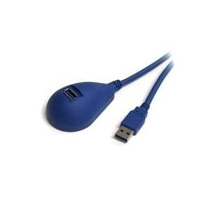 StarTech.com 1,5m SuperSpeed USB 3.0 Verlängerungskabel / Dockingkabel - Blau - Stecker / Buchse - USB-Verlängerungskabel - USB Typ A (M) bis USB Typ A (W) - 1.5 m - Schwarz von Startech