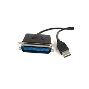 StarTech.com 1,9m USB auf Parallel Kabel - Centronics Druckerkabel - Adpter - St/St - Parallel-Adapter - USB - IEEE 1284 - Schwarz (ICUSB128410) von Startech