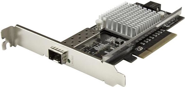 StarTech.com 1-Port 10G Open SFP+ Network Card - PCIe - Intel Chip - MM/SM - Netzwerkadapter - PCIe 2,0 x8 - 10 GigE - 10GBase-LR, 10GBase-SR, 10GBase-LRM - Schwarz (PEX10000SFPI) von Startech