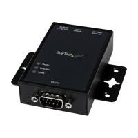 StarTech.com 1 Port RS232 auf IP Ethernet Geräteserver - Seriell IP Konverter - Aluminium - Geräteserver - 10Mb LAN, 100Mb LAN, RS-232 - AC 100/230 V - Schienenmontage möglich (NETRS2321P) von Startech