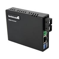 StarTech.com 10/100 Mbit/s Ethernet LWL / Glasfaser Multimode Medienkonverter SC 2km - Medienkonverter - 10Base-T, 100Base-FX, 100Base-TX - RJ-45 / SC multi-mode - 1310 nm (MCM110SC2EU) von Startech