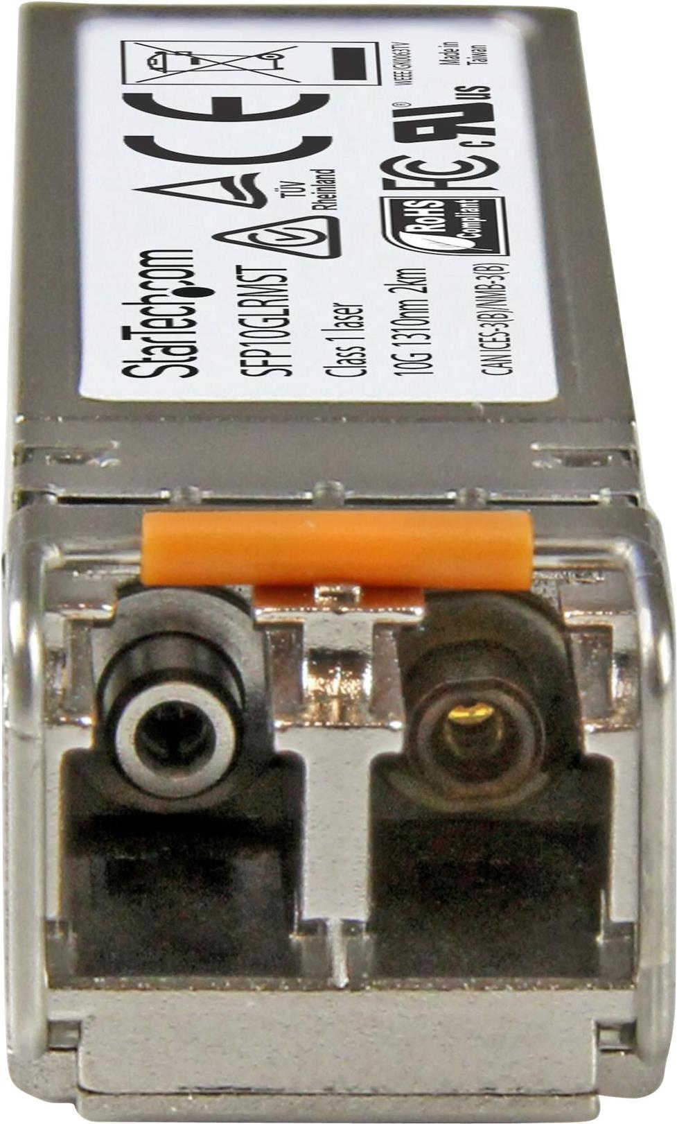 StarTech.com 10 Gigabit LWL SFP+ Transceiver Modul - Cisco SFP-10G-LRM kompatibel - MM LC - 220 Meter - SFP+-Transceiver-Modul (gleichwertig mit: Cisco SFP-10G-LRM) - 10 Gigabit Ethernet - 10GBase-LRM - LC Multi-Mode - bis zu 220 m - 1310 nm (SFP10GLRMST) von Startech