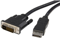 StarTech.com 10-Pack 6ft DisplayPort to DVI Cable - 1080p DisplayPort 1.2 to DVI-D Video Adapter Cable - Passive DP++ to DVI Digital Cable - Videokabel - DisplayPort (M) bis DVI-D (M) - DisplayPort++ - 1.828 m - passiv, 1080p-Unterst�tzung - Schwarz (Packung mit 10) von Startech