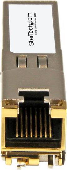 StarTech.com 10338-ST Transceiver Modul (SFP+ Module, 100/1000/10000Base-TX Extreme Networks kompatibel, Kupfer, RJ-45 Kupfer mit DDM) - SFP (Mini-GBIC)-Transceiver-Modul (gleichwertig mit: Extreme Networks 10338) - GigE - 10Base-T, 100Base-TX, 1000Base-T - RJ-45 - bis zu 30 m von Startech