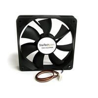 StarTech.com 120mm Computer Gehäuselüfter - PWM Cooling Fan - Lüfter für Computer Gehäuse mit 4-pin Molex - Gehäuselüfter - 120 mm - Schwarz (FAN12025PWM) von Startech