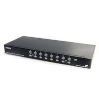 StarTech.com 16 Port 1HE USB VGA KVM Switch mit OSD zur Rack-Montage - KVM-Switch - USB - 16 x KVM port(s) - 1 lokaler Benutzer - Desktop (SV1631DUSBU) von Startech