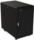 StarTech.com 18U Server Rack Cabinet - Includes Casters and Leveling Feet - Schrank - Netzwerkschrank - 4 Pfosten - bodenstehend - Schwarz - 18U - 48.3 cm (19) von Startech