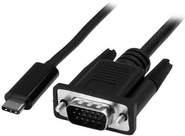 StarTech.com 1m / 3 ft USB C to VGA Cable - 1920 x 1200 - Black - Externer Videoadapter - USB-C - VGA StarTech.com 1m / 3 ft USB C to VGA Cable - 1920 x 1200 - Black - Externer Videoadapter - USB-C - VGA von Startech