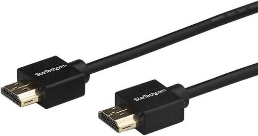 StarTech.com 2,0m6 ft HDMI Cable - Gripping Connectors - Premium HDMI 2,0 - HDMI-Kabel - HDMI (M) bis HDMI (M) - 2,0m - Schwarz (HDMM2MLP) von Startech