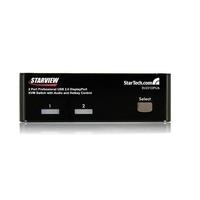 StarTech.com 2 Port DisplayPort USB KVM Switch - DisplayPort KVM Umschalter mit Audio - Hochauflösender DisplayPort Desktop Umschalter - KVM-/Audio-Switch - 2 x KVM/Audio - 1 lokaler Benutzer - Desktop StarTech.com 2 Port DisplayPort USB KVM Switch - DisplayPort KVM Umschalter mit Audio - Hochauflösender DisplayPort Desktop Umschalter - KVM-/Audio-Switch - 2 x KVM/Audio - 1 lokaler Benutzer - Desktop von Startech