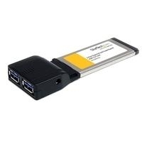 StarTech.com 2 Port USB3.0 ExpressCard mit UASP Unterstützung - USB-Adapter - ExpressCard - USB3.0 x 2 - für P/N: USB3S2SAT3CB (ECUSB3S22) von Startech