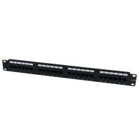 StarTech.com 24 Port 1U Rack Mount Cat 6 110 Patch Panel - Patch Panel - Schwarz - 1U - 24 Ports (C6PANEL24) von Startech