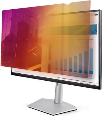 StarTech.com 24-inch 16:10 Gold Monitor Privacy Screen, Reversible Filter w/Enhanced Privacy, Glossy Computer Security Filter, Removable Screen Protector/Shield, +/- 30 Deg. - Blickschutzfilter für Bildschirme - 2-Wege - entfernbar - Halter/Klebepunkte - (2461G-PRIVACY-SCREEN) von Startech