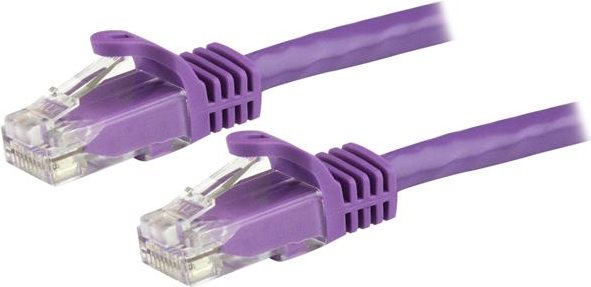 StarTech.com 3,0mPurple Cat6 / Cat 6 Snagless Ethernet Patch Cable 3m - Netzwerkkabel - RJ-45 (M) bis RJ-45 (M) - 3,0m - UTP - CAT 6 - ohne Haken, verseilt - Violett (N6PATC3MPL) von Startech