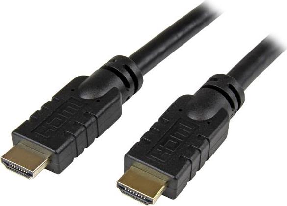 StarTech.com 30,0mActive CL2 In-wall High Speed HDMI Cable - M/M - Video- / Audiokabel - HDMI - 26 AWG - HDMI, 19-polig (M) - HDMI, 19-polig (M) - 30,0m - Doppelisolierung - Schwarz (HDMM30MA) von Startech