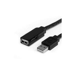 StarTech.com 35m aktives USB 2.0 Verlängerungskabel - Stecker/Buchse - USB 2.0 HighSpeed Kabel Verlängerung - USB-Verlängerungskabel - USB (M) zu USB (W) - USB 2.0 - 35 m - aktiv - Schwarz - für P/N: SVA5H2NEUA, UUSBOTG von Startech