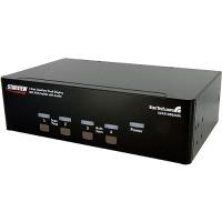 StarTech.com 4 Port Dual DVI USB KVM Switch - Umschalter mit Audio und USB2.0 Hub - KVM-/Audio-/USB-Switch - USB - 4 x KVM/Audio/USB - 1 lokaler Benutzer - Desktop (SV431DD2DUA) von Startech