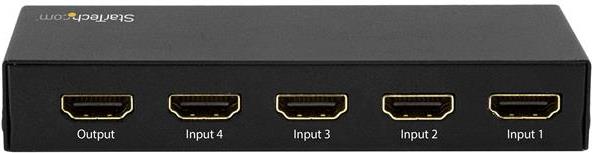 StarTech.com 4-Port HDMI Switch - 4K HDMI Switch Box - Ultra HD 4K 60Hz - Video/Audio-Schalter - 4 x HDMI - Desktop (VS421HD20) von Startech