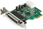 StarTech.com 4 Port PCI Express RS232 Serial Adapter Card - 16950 UART - Serieller Adapter - PCIe Low-Profile - RS-232 x 4 StarTech.com 4 Port PCI Express RS232 Serial Adapter Card - 16950 UART - Serieller Adapter - PCIe Low-Profile - RS-232 x 4 von Startech