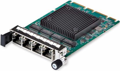 StarTech.com 4-Port RJ45 Gigabit OCP 3.0 Server Network Card, Intel I350 - Netzwerkadapter - OCP 3.0 - Gigabit Ethernet x 4 - Silber, grün - für P/N: 45PATCH10BK, 45PATCH6BK, N6PATCH10BK, N6PATCH5BK, N6PATCH5BL (OR41GI-NETWORK-CARD) StarTech.com 4-Port RJ45 Gigabit OCP 3.0 Server Network Card, Intel I350 - Netzwerkadapter - OCP 3.0 - Gigabit Ethernet x 4 - Silber, grün - für P/N: 45PATCH10BK, 45PATCH6BK, N6PATCH10BK, N6PATCH5BK, N6PATCH5BL (OR41GI-NETWORK-CARD) von Startech