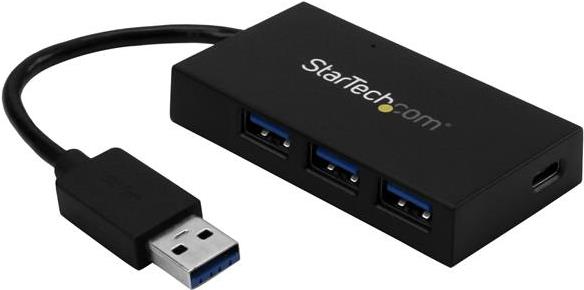 StarTech.com 4-Port USB 3.0 Hub - USB-A to 3x USB-A and 1x USB C - USB Hub - Hub - 4 x SuperSpeed USB 3.0 - Desktop von Startech