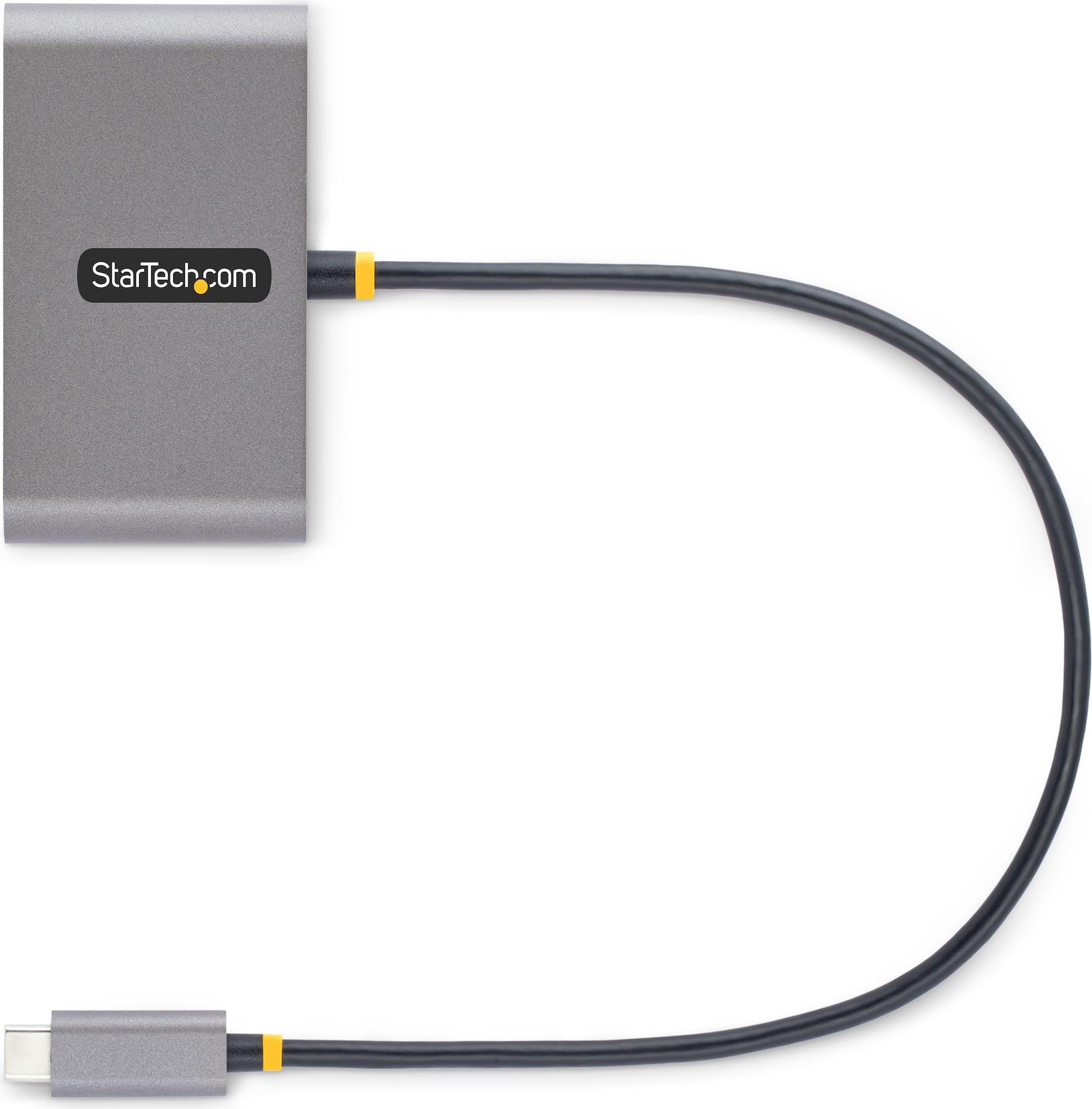StarTech.com 4-Port USB-C Hub with 100W Power Delivery Pass-Through Charging, 2x USB-A + 2x USB-C, 5Gbps, USBC Hub w - 1ft (30cm) Long Cable, Portable Laptop USB Type-C to USB-A/C Hub - USB3.0 Expansion Hub (5G2A2CPDB-USB-C-HUB) - Hub - 2 x USB 3,2 Gen 1 + 2 x USB-C 3,2 Gen 1 - Desktop (5G2A2CPDB-USB-C-HUB) von Startech