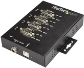 StarTech.com 4 Port industrieller USB auf RS232/ 422/ 485 Serieller Adapter - 15kv ESD Schutz - USB zu Seriell Adapter - Serieller Adapter - USB 2.0 - RS-232/422/485 x 4 + USB 2.0 x 1 - Schwarz StarTech.com 4 Port industrieller USB auf RS232/ 422/ 485 Serieller Adapter - 15kv ESD Schutz - USB zu Seriell Adapter - Serieller Adapter - USB 2.0 - RS-232/422/485 x 4 + USB 2.0 x 1 - Schwarz von Startech