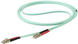 StarTech.com 450FBLCLC15 15m OM4 LC auf LC Multimode Duplex LWL Patchkabel - Türkis - 50/125 - LWL - 40 / 100Gb - LSZH - Patch-Kabel - LC Multi-Mode (M) bis LC Multi-Mode (M) - 15,0m - Glasfaser - 50/125 Mikrometer - OM4 - Aquamarin (450FBLCLC15) von Startech