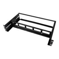 StarTech.com 48,30cm (19) DIN Rail Rackmount Kit einstellbar mit Hutschiene/Mini/ G-Schiene - Rack-Schienen-Kit - Schwarz - 2U - 48.3 cm (19) - für P/N: 2POSTRACK42, 4POSTRACK12U, 4POSTRACK25U, 4POSTRACK42, RK960CP, RKQMCAB12, RKWOODCAB12 von Startech