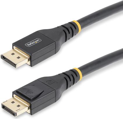 StarTech.com 50ft (15m) VESA-Certified Active DisplayPort 1.4 Cable, DP8K w/HBR3/HDR10/MST/DSC 1.2/HDCP 2.2, 8K 60Hz, 4K 120Hz Video - Active DP 1.4 Cable M/M (DP14A-15M-DP-CABLE) - DisplayPort-Kabel - DisplayPort (M) zu DisplayPort (M) - DisplayPort 1.4 (DP14A-15M-DP-CABLE) von Startech