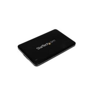 StarTech.com 6,40cm (2.5) USB3.0 SATA HDD / SSD Enclosure w - UASP for 7mm Drives - Speichergehäuse (2.5) - SATA 6Gb/s - 600MBps - USB3.0 - Schwarz (S2510BPU337) von Startech