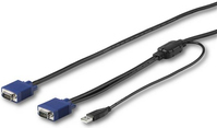 StarTech.com 6 ft. (1.8 m) USB KVM Cable for StarTech.com Rackmount Consoles - VGA and USB KVM Console Cable (RKCONSUV6) - Video- / USB-Kabel - Mini-VGA (M) zu USB, HD-15 (VGA) (M) - 1.8 m - für P/N: RKCONS1701, RKCONS1708K, RKCONS1716K, RKCONS17HD, RKCONS1908K, RKCONS1916K von Startech