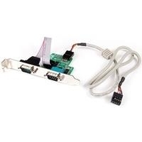 StarTech.com 61cm interner USB Mainboard Header auf Seriell RS232 Adapter - IDC auf RS-232/DB9 Slotblech Adapter - Serieller Adapter - USB - RS-232 x 2 StarTech.com 61cm interner USB Mainboard Header auf Seriell RS232 Adapter - IDC auf RS-232/DB9 Slotblech Adapter - Serieller Adapter - USB - RS-232 x 2 von Startech