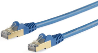 StarTech.com 6ASPAT10MBL Patchkabel CAT6a (10 m, blau, RJ45-Snagless-Steckverbinder, CAT6a-STP-Kabel, Kupferdraht, Netzwerkkabel) - Patch-Kabel - RJ-45 (M) bis RJ-45 (M) - 10 m - STP - CAT 6a - geformt, ohne Haken - Blau von Startech