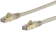 StarTech.com 6ASPAT10MGR Patchkabel CAT6a (10 m, grau, RJ45-Snagless-Steckverbinder, CAT6a-STP-Kabel, Kupferdraht, Netzwerkkabel) - Patch-Kabel - RJ-45 (M) bis RJ-45 (M) - 10 m - STP - CAT 6a - geformt, ohne Haken - Grau von Startech