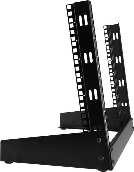 StarTech.com 8 HE Desktop Rack - 2 Post Open Frame Rack - Offenes Rahmenrack (2 Ständer) - 8U von Startech
