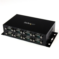 StarTech.com 8 Port USB to DB9 RS232 Serial Adapter Hub - Serieller Adapter - USB2.0 - RS-232 - 8 Anschlüsse - Schwarz (ICUSB2328I) von Startech