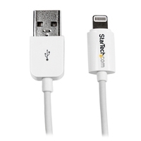 StarTech.com Apple 8 Pin Lightning Connector auf USB Kabel - USB Kabel für iPhone / iPod / iPad - iPad-/iPhone-/iPod-Lade-/Datenkabel - Lightning / USB - 20/28 AWG - USB Typ A, 4-polig (M) - Lightning (M) - 3,0m - weiß - für Apple iPad Air, iPad mini, iPad mini with Retina display, iPad with Retina display (4th generation), iPhone 5, 5c, 5s, iPod nano (7G), iPod touch (5G) (USBLT3MW) von Startech