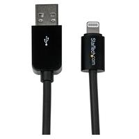 StarTech.com Apple 8 Pin Lightning Connector auf USB Kabel - USB Kabel für iPhone / iPod / iPad - iPad-/iPhone-/iPod-Lade-/Datenkabel - Lightning / USB - 22/28 AWG - USB Typ A, 4-polig (M) - Lightning (M) - 2,0m - Doppelisolierung - Schwarz - für Apple iPad mini, iPad with Retina display (4th generation), iPhone 5, iPod nano (7G), iPod touch (5G) (USBLT2MB) von Startech