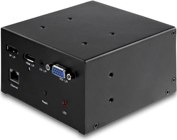 StarTech.com Audio / Video Module for Conference Table Connectivity Box - Befestigungsplatte - RJ-45, Mini-Phone 3,5 mm, HDMI, DisplayPort, VGA - Schwarz - für P/N: BEZ4MOD, BOX4MODULE von Startech