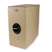 StarTech.com Bulkware Cat5e UTP CMR Riser Volldraht Netzwerkkabel - Bulkkabel - 304,9m - UTP - CAT 5e - Solid, Riser - weiß (WIR5ECMRWH) von Startech
