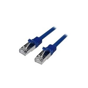 StarTech.com Cat6 Netzwerkkabel - geschirmtes (SFTP) Patchkabel - 3,0m - Blau - Patch-Kabel - RJ-45 (M) bis RJ-45 (M) - 3,0m - SFTP / 50 Mikron - CAT 6 - geformt, ohne Haken - Blau (N6SPAT3MBL) von Startech