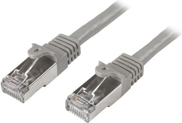 StarTech.com Cat6 Patch Cable - Shielded (SFTP) - Patch-Kabel - RJ-45 (M) - RJ-45 (M) - 50cm - SFTP - CAT 6 - gepresst, glatt - Grau (N6SPAT50CMGR) von Startech
