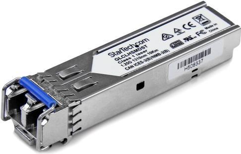 StarTech.com Cisco kompatibles Gigabit SFP Transceiver Modul SM LC - Mini-GBIC bis 20Km - Glasfaser Transceiver mit DDM 1310nm 1000Base-LH - SFP (Mini-GBIC)-Transceiver-Modul (gleichwertig mit: Cisco GLC-LH-SMD) - GigE - 1000Base-LX, 1000Base-LH - LC - bis zu 10 km - 1310 nm - für P/N: IES101G2SFPW, IES101GP2SFW von Startech