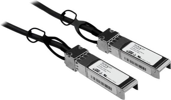 StarTech.com Cisco kompatibles SFP+ Twinax Kabel 1m - 10GBASE-CU SFP+ Direct Attach Kabel - passiv - 10Gigabit Kupfer Netzwerkkabel - Direktanschlusskabel - SFP+ zu SFP+ - 1 m - twinaxial - für P/N: ET10GSFP, PEX10000SFPI, PEX10GSFP4I, PEX20000SFPI von Startech