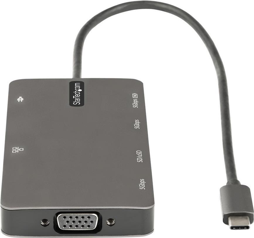 StarTech.com DKT30CHVSDPD Notebook-Dockingstation & Portreplikator Verkabelt USB 3.2 Gen 1 (3.1 Gen 1) Type-C Grau (DKT30CHVSDPD) von Startech