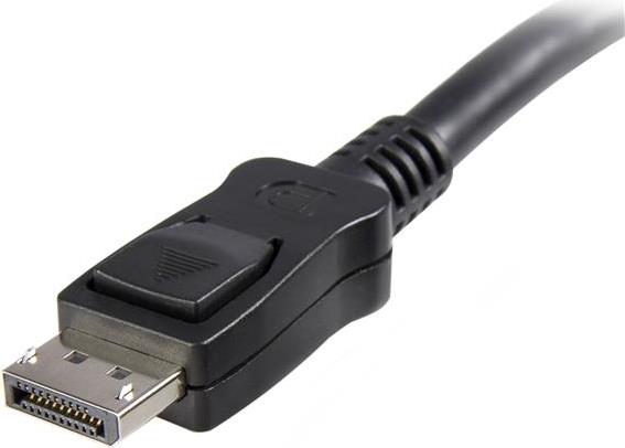StarTech.com DisplayPort 1,2 cable with latches - certified, 10 ft - DisplayPort-Kabel - DisplayPort (M) - DisplayPort (M) - 3,0m - verriegelt - Schwarz - für P/N: SV231DPUA, VS421DP, SV231DPDDUA, SV431DPUA, SV231DPU (DISPLPORT10L) von Startech